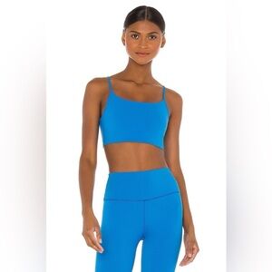 Splits59 Maya Techflex Bra Neon Blue Top Active Wear Yoga